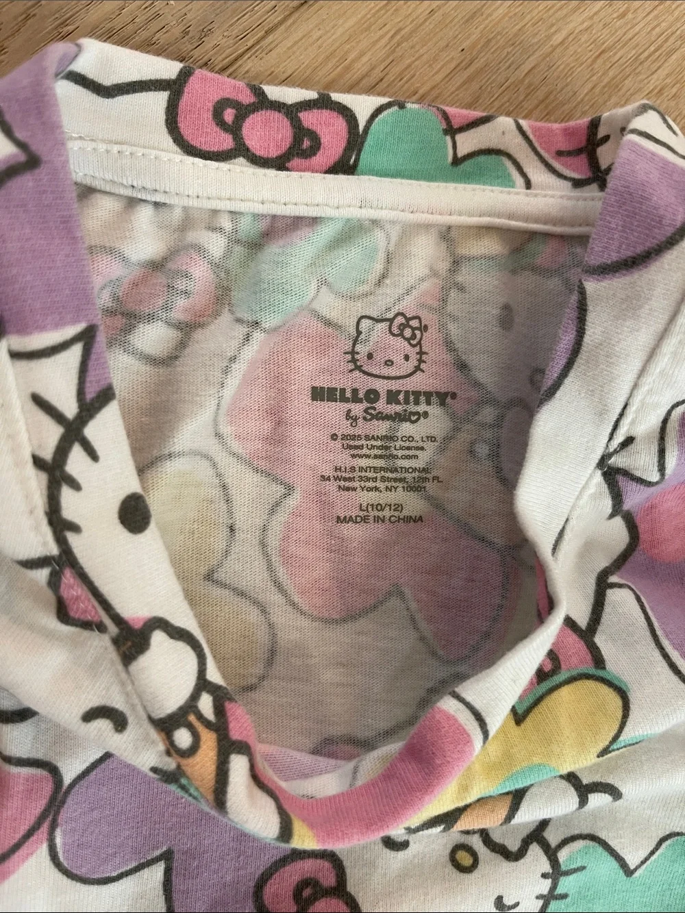HELLO KITTY by Sanrio girls knit dress size Large(10/12)